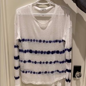 Rails white & Navy stripe sweater